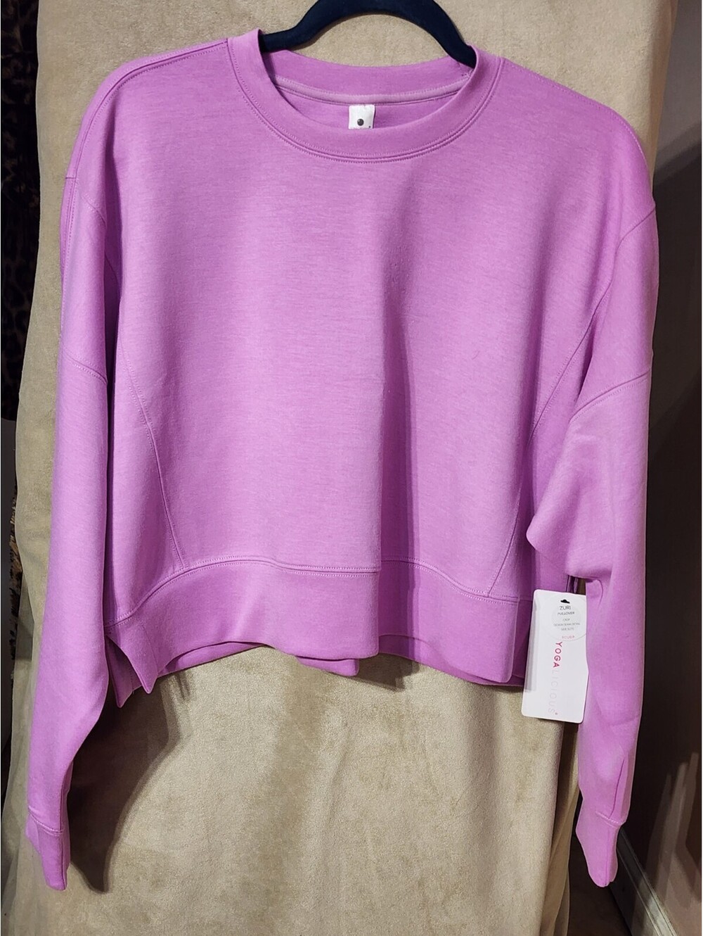 Yogalicious Scuba Zuri Pullover Women's Sweatshirt First Bloom M LSY9307B